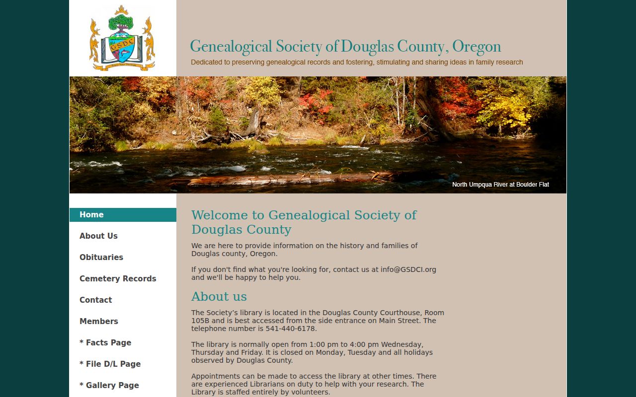 Roseburg city directory genealogy research at the Genealogical Society of Douglas County